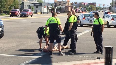 Naked Man Runs Through SLC Traffic Eludes Police Until Taser Is Used