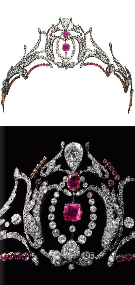 Ruby And Diamond Tiara Second Half Of The 19th Century Lot Royal