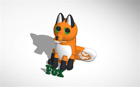 3d Design Fox Tinkercad