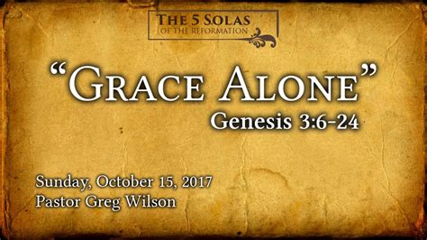 Grace Alone Community Bible Church
