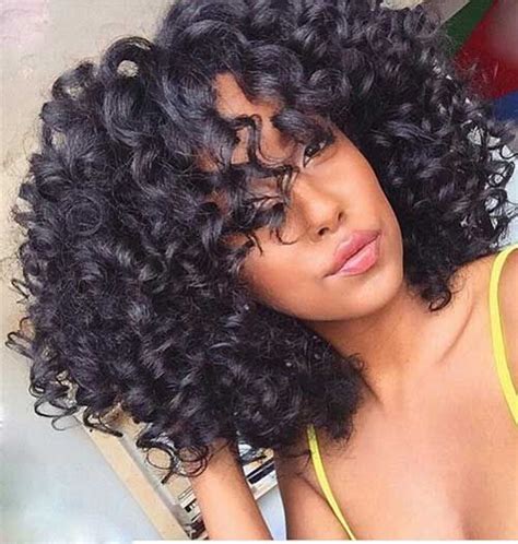 Tight Curly Weave Hairstyles