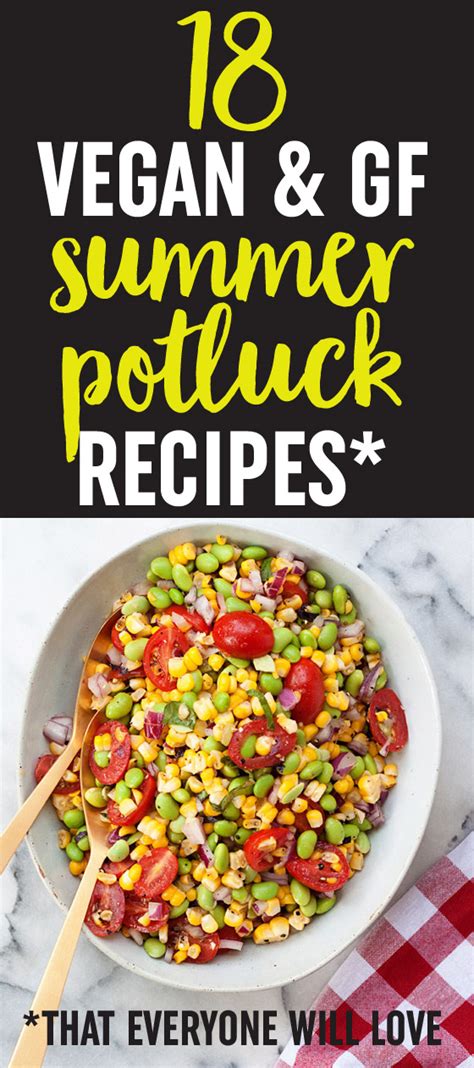 Vegan And Gluten Free Summer Potluck Recipes