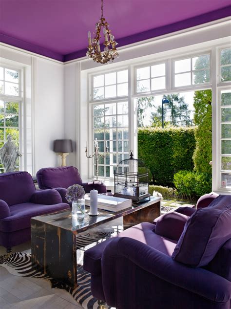 18 Purple Living Room Designs Ideas Design Trends Premium Psd