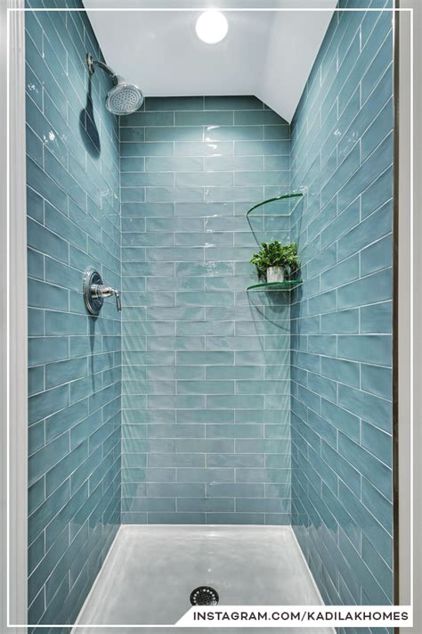 Blue Subway Tile Master Bathroom Remodel Ideas Bathroom Remodel