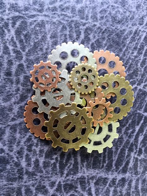 Gear Jewelry Steampunk Gear Brooches Steampunk Gear Pins