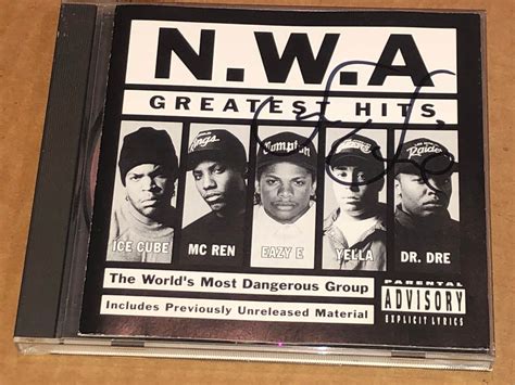 Dr Dre Signed Autographed Nwa Greatest Hits Cd Booklet Etsy