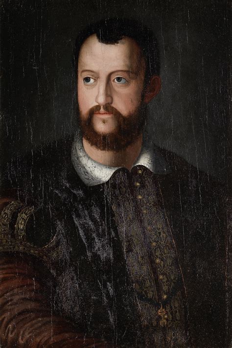 Agnolo Bronzino Portrait Of Grand Duke Cosimo I Demedici Mutualart