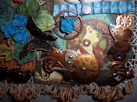 Lisa Scrapbooks Steampunk Inspirational Art Collage