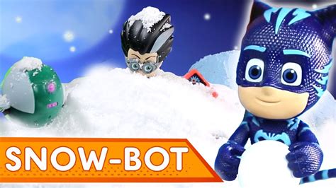 Pj Masks Creations 💜🎄 Snow Bot Christmas Special Play With Pj Masks