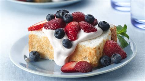 Strawberry Cream Angel Food Cake Recipe From Tablespoon