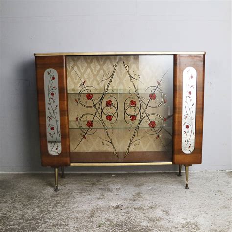 1950’s Vintage Glass Display Cabinet By Proper