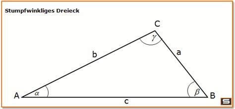Stumpfwinkliges dreieck flächeninhalt | höhe im. Stumpfwinkliges Dreieck | Dreiecksberechnung, Dreieck, Dreieck berechnen