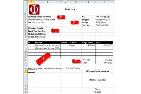 3 Contoh Invoice Yang Penting Digunakan Dalam Bisnis Xendit