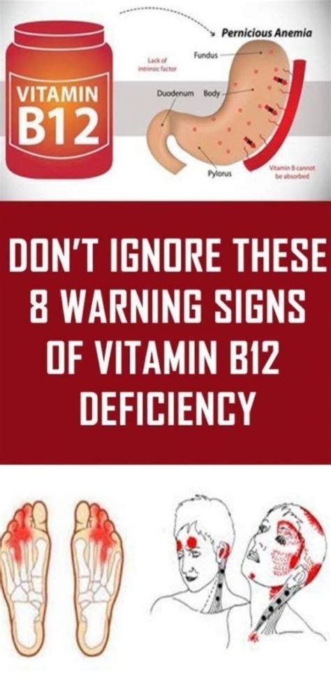 8 warning signs of vitamin b12 deficiency b12 deficiency signs vitamin warning vitamin