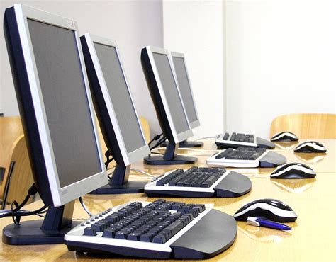 Computer Room Free Stock Photo Freeimages