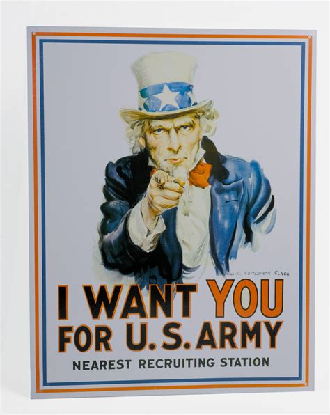 Metal Uncle Sam Poster 125 X 16 Uss Silversides Museum