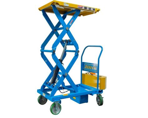 Manual Mobile Dual Scissor Lift Table