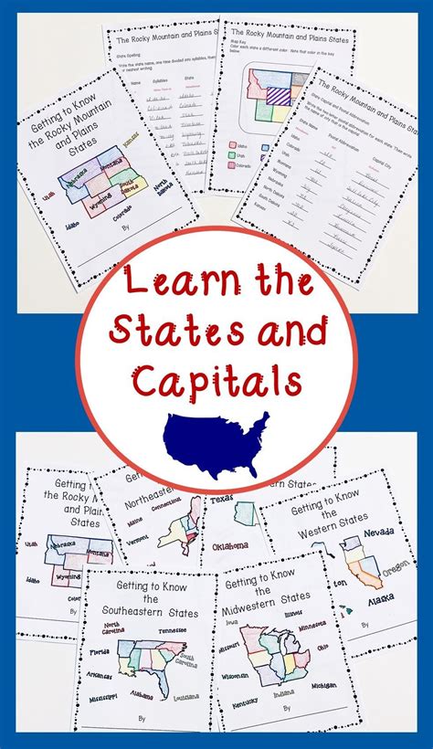Fun And Engaging Way To Learn To The States And Their Capitals