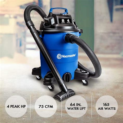 Vacmaster Peak Hp Gallon Wet Dry Vacuum Cleaner Free Shipping