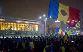 Biggest Protest In Romania Since Ceausescu Was Executed Daily Mail Online