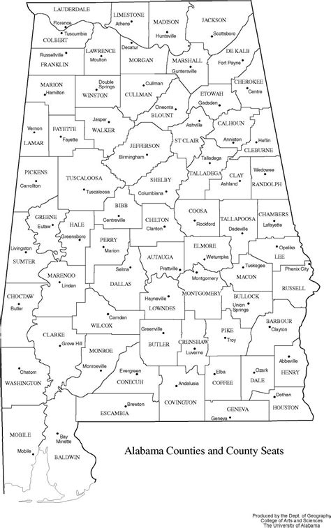 Alabama County Outline Wall Map By Maps Mapsales Free