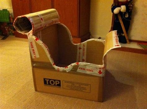 How To Make A Cardboard Santa Sleigh Out Of Office Christmas