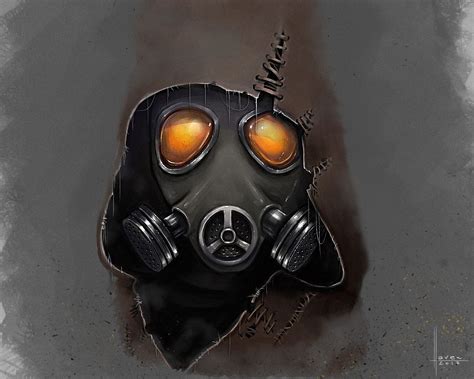Artstation Stalker Katty Haven Gas Mask Gas Mask Art