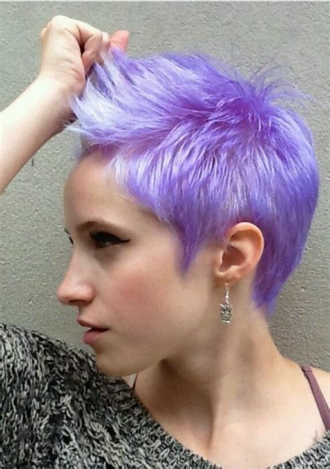 Dyed Pixies Inspiration Wild Hair Color Lilac Hair Short Purple Hair