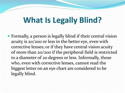 Ppt Blind And Visually Impaired Powerpoint Presentation Id4637670