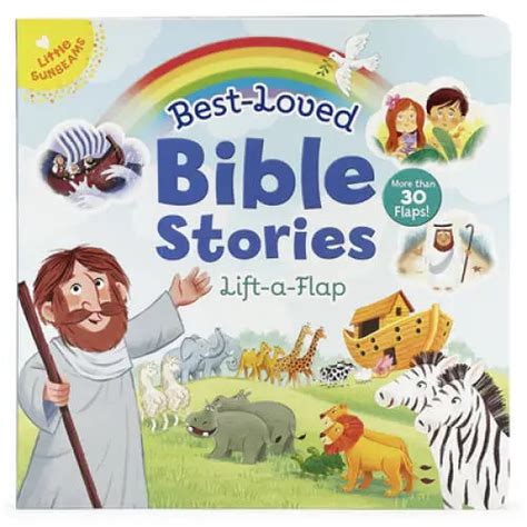 Best Loved Bible Stories Childrens Large Lift A Flap Board Book For