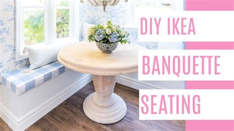 Diy kitchen nook ikea hack. IKEA Hack Banquette Seating - at home with Ashley