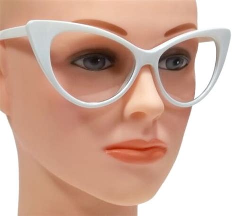 nwt retro cat eye clear lens glasses woman nikita vintage fashion style eyeglass ebay