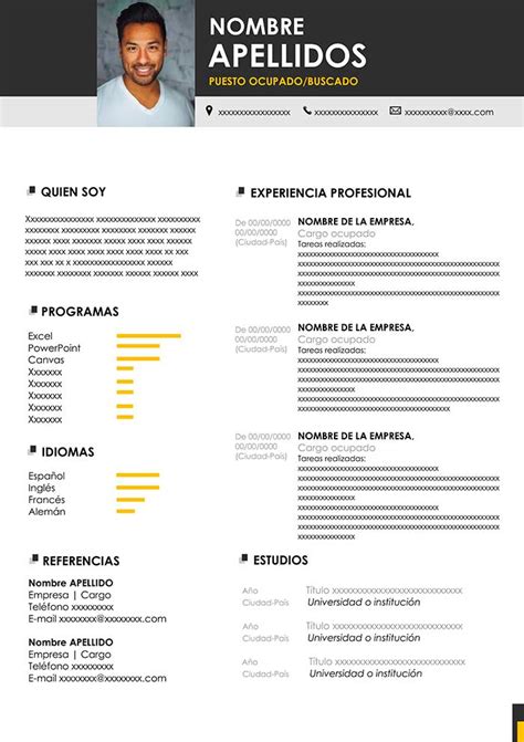 🥇🥇 🥇🥇 Ejemplo De Curriculum Vitae Digital 🥇🥇 🥇🥇 Plantillas CurrÍculum