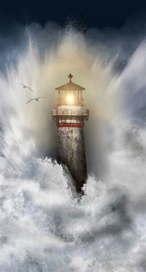 Moldybiskit S Animated  Lighthouse Painting Lighthouse Art My Xxx