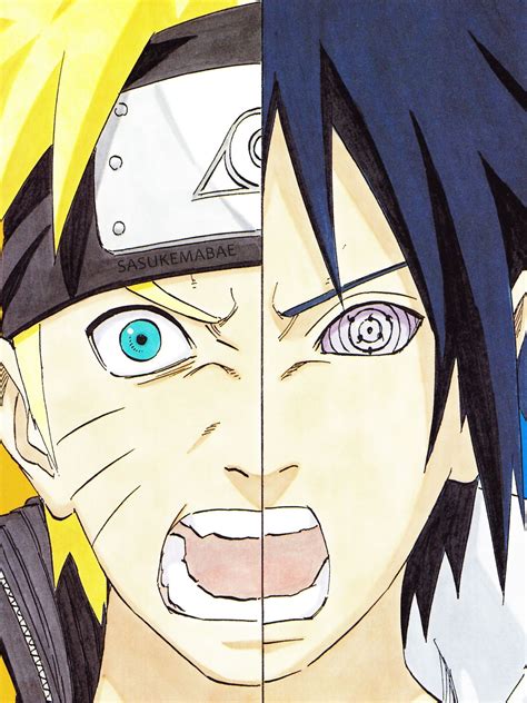 Naruto Naruto Shippuden Sasuke Naruto E Sasuke Desenh