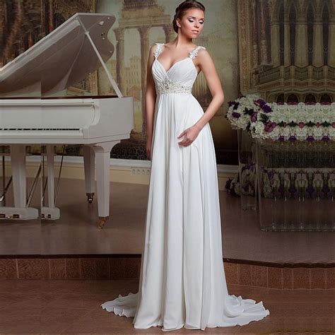 Tidebuy beach wedding dresses do fascinate young women especially the office ladies. Simple Backless A Line Cheap Beach Wedding Dress 2016 Lace ...