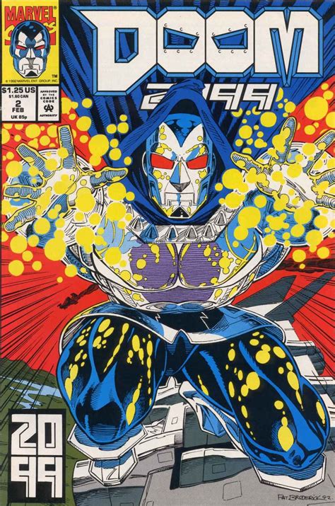 Doom 2099 Vol 1 2 Cover Art By Pat Broderick Marvel Comic Books