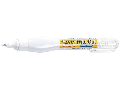 Bic Wosqp11 Wite Out Shake N Squeeze Correction Pen 8 Ml White