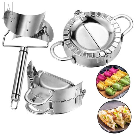 Gustavedesign Dumpling Mould With Rolling Cookie Cutter Tool Stainless