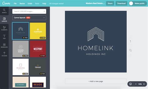 Design Real Estate Logos For Free With Canva