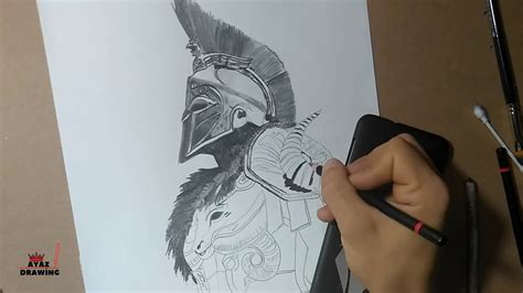 Assassin S Creed Odyssey Sketch Drawing Youtube