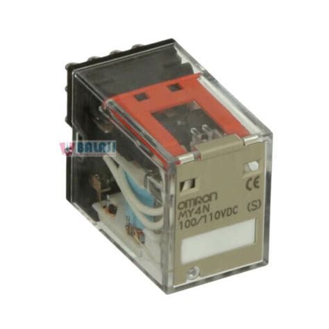 Omron Relay My4n 4pdt 100 110 Vdc Coil Voltage 5 A Contact Rating