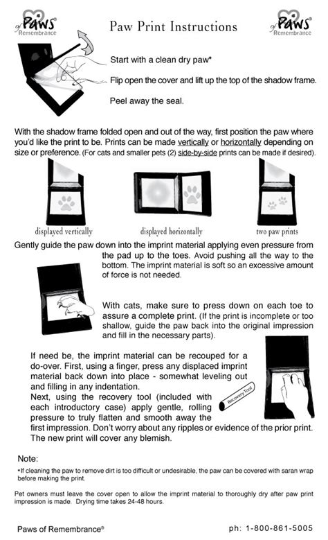 Product Instruction Sheet