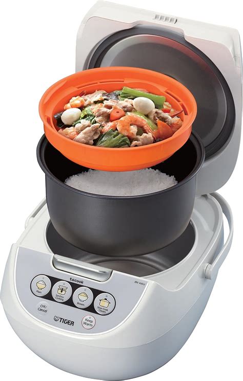 Buy TIGER JBV A10U 5 5 Cup Uncooked Micom Rice Cooker With Food