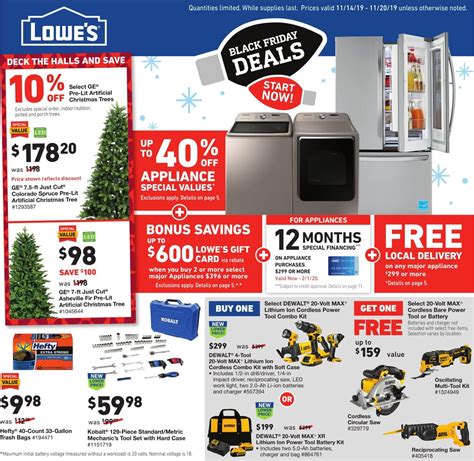 Lowes Black Friday Ad 2019 Current Weekly Ad 1114 11202019