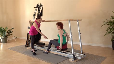 Connecting The Pulley Tower To The Jumping Stretching Board Gyrotonic