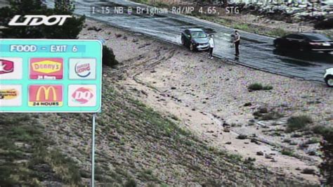 Uhp Troopers Advise Drivers To Slow Down Significantly On Wet Roads Amid Stormy Weather Kutv
