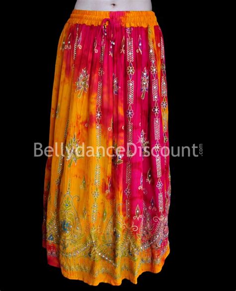 Indian Dance Skirt Multicolor