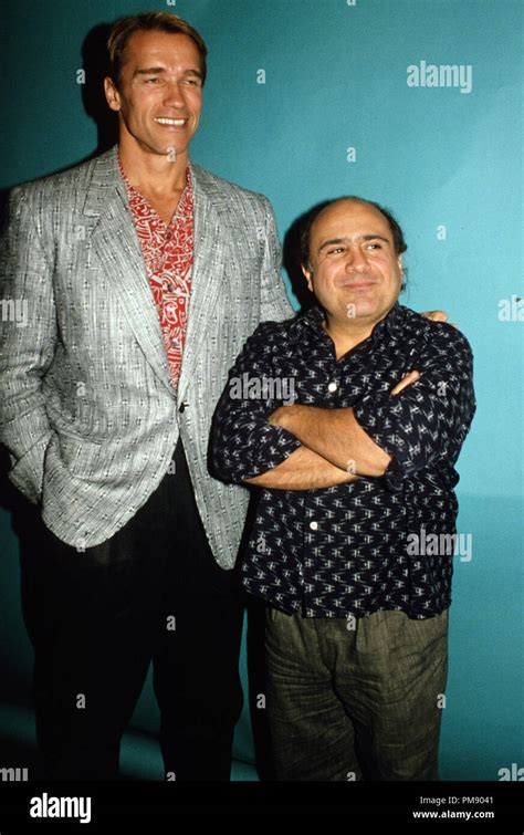 Arnold Schwarzenegger And Danny Devito At Twins Press Conference 1988