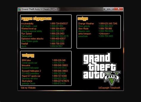 Grand Theft Auto 5 Cheats Pc